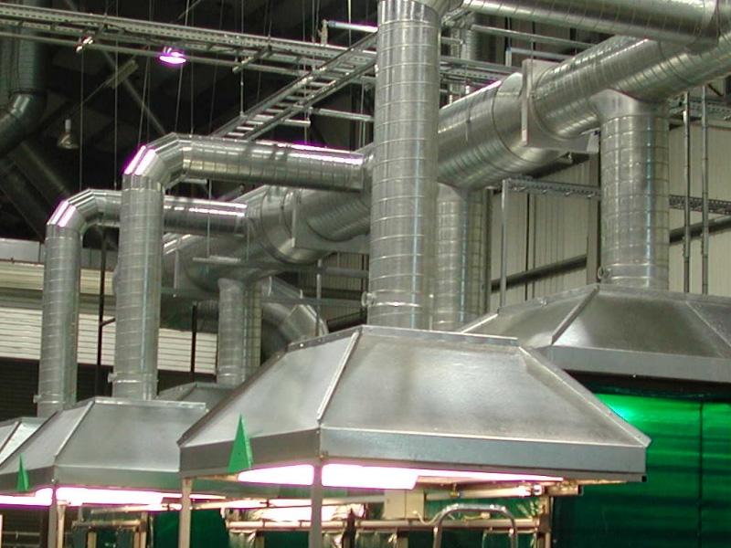 Вентиляционные системы – эффективное средство борьбы с пылью в производственных помещениях
